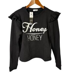 Brick Built Graphic Sweatshirt sz L “Honey Honey” NEW # C663